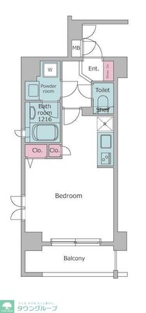 レジディア神田東の物件間取画像